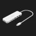 Адаптер J5create USB-C 6-in-1 (2xUSB 3.2 + USB-C PD + HDMI 4K + SD/TF + 3.5mm) (White)