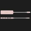 Адаптер J5create USB-C 4-in-1 (2xUSB-A + 2xUSB-C 3.2 10Gbps) (Rose)