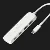 Адаптер J5create USB-C 4-in-1 (2xUSB-A + 2xUSB-C 3.2 10Gbps) (White)