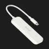 Адаптер J5create USB-C 4-in-1 (2xUSB-A + 2xUSB-C 3.2 10Gbps) (White)