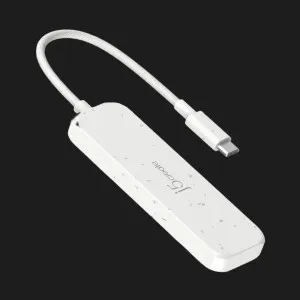 Адаптер J5create USB-C 4-in-1 (2xUSB-A + 2xUSB-C 3.2 10Gbps) (White) в Херсоне