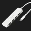 Адаптер J5create USB-C (4xUSB-A 3.2 10Gbps) (White)