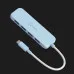 Адаптер J5create USB-C (4xUSB-A 3.2 10Gbps) (Cyan)