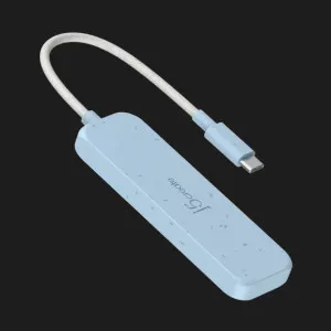Адаптер J5create USB-C (4xUSB-A 3.2 10Gbps) (Cyan) в Херсоне