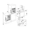 Духова шафа Whirlpool електрична, 73л, A+ (WOI4S8PM2SBA) (Black)