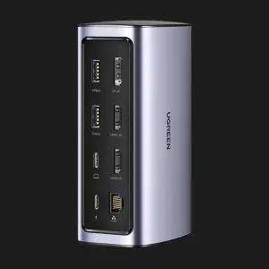 USB-хаб Ugreen USB C Multifunctional Docking Station 12in1 (Gray) в Херсоне