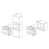 Комплект Hansa (духовка електрична + поверхня газ на склі) (FCGW683299) (White)
