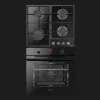 Комплект Hansa (духовка електрична + поверхня газ на склі) (FCGS69326) (Black)