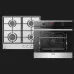 Комплект Hansa (духовка електрична + поверхня газова) (FCGI69329) (Stainless Steel/Black)