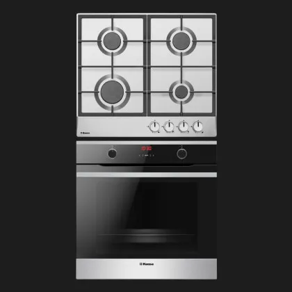 Комплект Hansa (духовка електрична + поверхня газова) (FCGI69329) (Stainless Steel/Black)