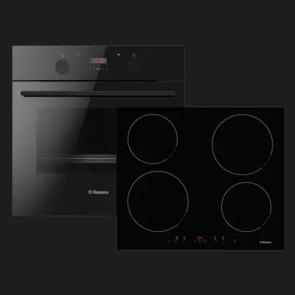Комплект Hansa (духовка електрична + поверхня індукційна) (FCIL68309) (Black)
