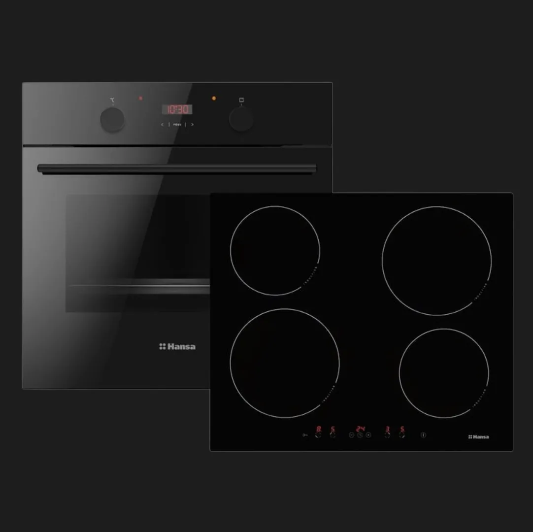 Комплект Hansa (духовка електрична + поверхня індукційна) (FCIL68309) (Black)