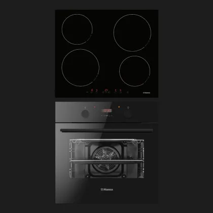 Комплект Hansa (духовка електрична + поверхня індукційна) (FCIL68309) (Black)