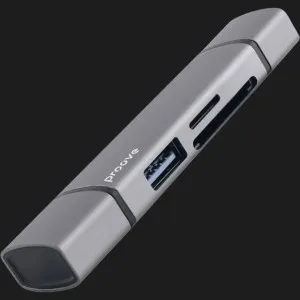 Кардридер Proove Arc Link 3 in 1 (USB3.0 + SD Card + Micro SD Card) в Херсоне