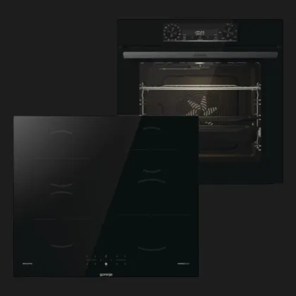 Комплект Gorenje (духовка BOS6737E06BG + поверхня GI6401BSC) (Black)