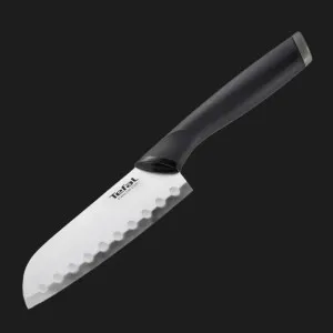 Кухонний ніж Сантоку Tefal Comfort 12см (Black) (K2213644)