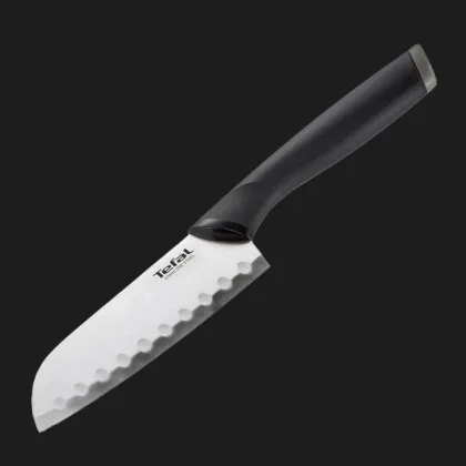 Кухонний ніж Сантоку Tefal Comfort 12см (Black) (K2213644)