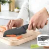 Кухонний ніж Сантоку Tefal Fresh Kitchen 12см (Gray) (K1220104)