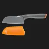 Кухонний ніж Сантоку Tefal Fresh Kitchen 12см (Gray) (K1220104)