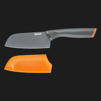 Кухонний ніж Сантоку Tefal Fresh Kitchen 12см (Gray) (K1220104)