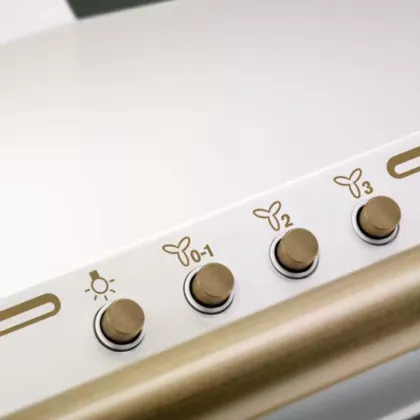 Вытяжка Electrolux купольная Rococo, 60 см, 420 м3/ч (Champagne) (EFC226V)