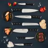 Кухонний ніж Сантоку Tefal Ice Force 18см (Black) (K2320614)