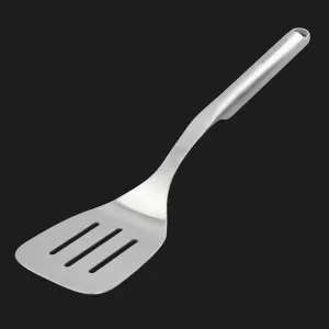 Лопатка кухонна з прорізами KitchenAid Premium 34.6 см (Silver) (KMG002OHSS)