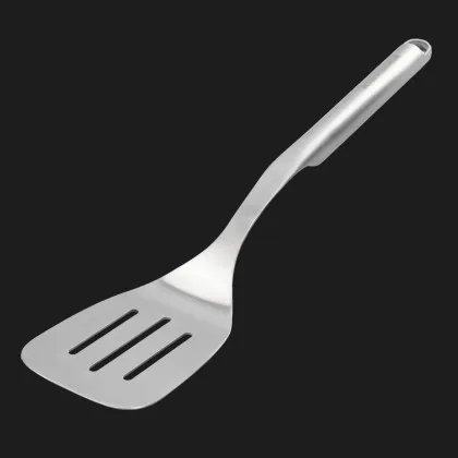 Лопатка кухонна з прорізами KitchenAid Premium 34.6 см (Silver) (KMG002OHSS)