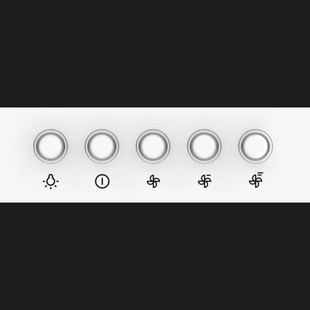 Витяжка Gorenje купольна, 60 см, 450 м3/год (White) (WHC629E4W)