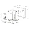 Посудомийна машина вбудована Beko (BDIN25324) (White)