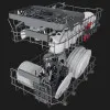 Посудомийна машина вбудована Whirlpool (WSIC3M27C) (White)