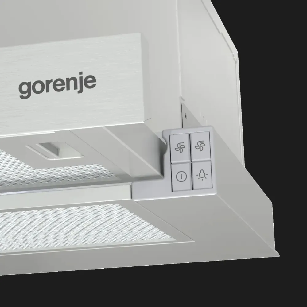 Витяжка Gorenje телескопічна, 60 см, 350 м3/год (Stainless Steel) (TH62E3X)