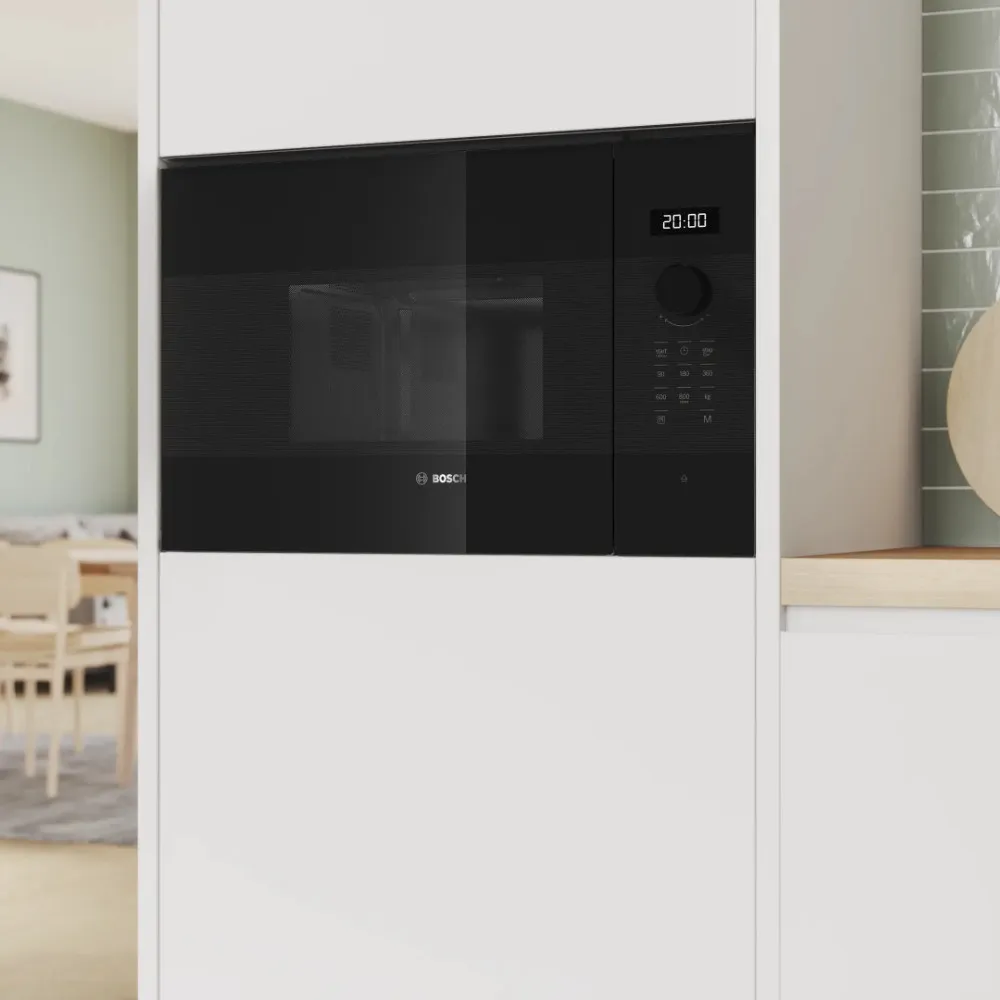 Мікрохвильова піч вбудована Bosch BFL524MB2 (Black)