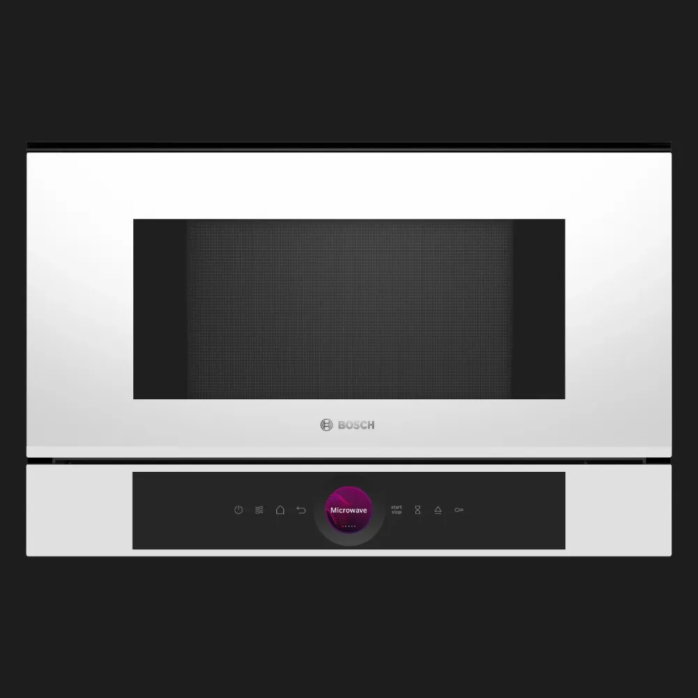 Мікрохвильова піч вбудована Bosch BFL7221W1 (White)
