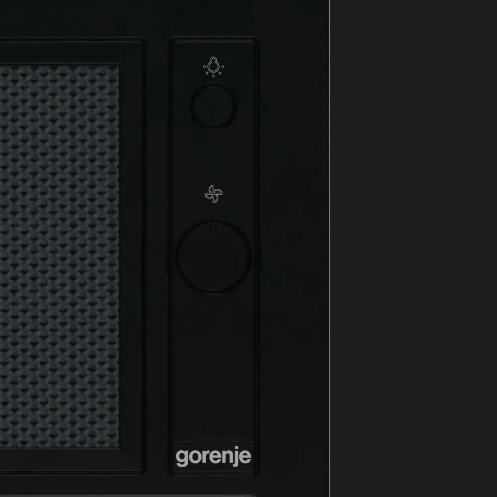 Витяжка Gorenje вбудована, 54 см, 370 м3/год  (Black) (BHI681EB)