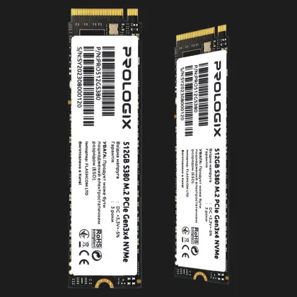 Накопичувач SSD Prologix S380 512GB NVMe PCIe 3.0 (PRO512GS380_Bulk)