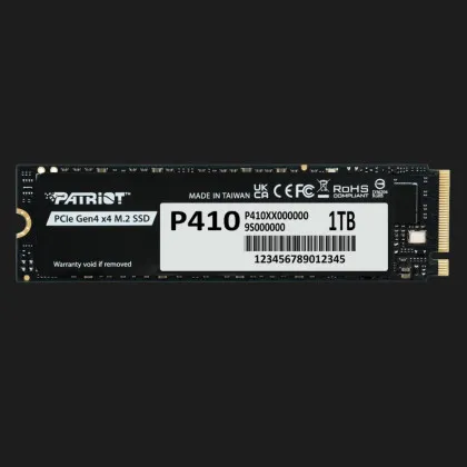 Накопичувач SSD Patriot P410 1TB NVMe PCIe 4.0 (P410P1TBM28H)