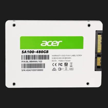 Накопитель SSD Acer SA100 480GB SATA (BL.9BWWA.103)
