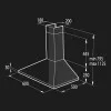 Витяжка Gorenje купольна, 60 см, 650 м3/год (Black) (WHC63CLB)