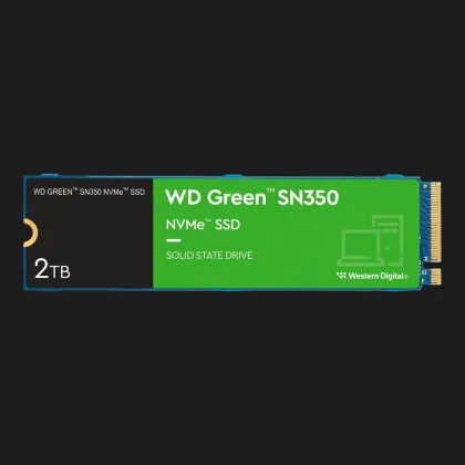 Накопичувач SSD WD Green SN350 2TB NVMe PCIe 3.0 (WDS200T3G0C)