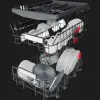 Посудомийна машина окремостояча Whirlpool (WSFO3O23PF) (White)