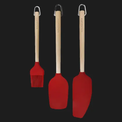 Набір кухонних приладь для випічки KitchenAid Coreline 3 предмета береза (Red) (KQR751OHE)