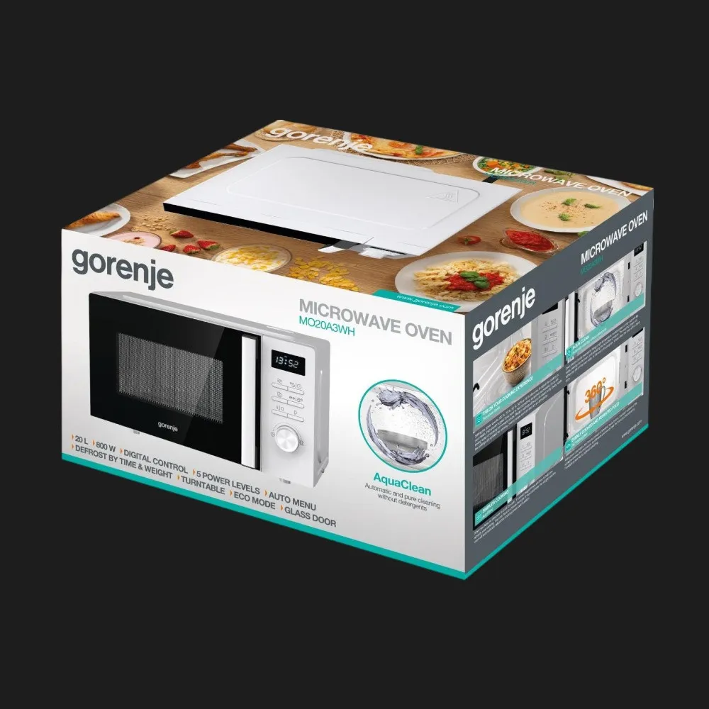 Мікрохвильова піч Gorenje MO20A3WH (White)