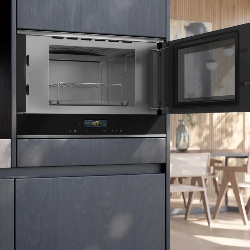 Мікрохвильова піч вбудована Siemens BE732R1B1 (Black)