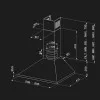 Вытяжка Faber купольная Value Pb Bk A90, 90 см, 380 м3/ч (Black) (320.0557.544)