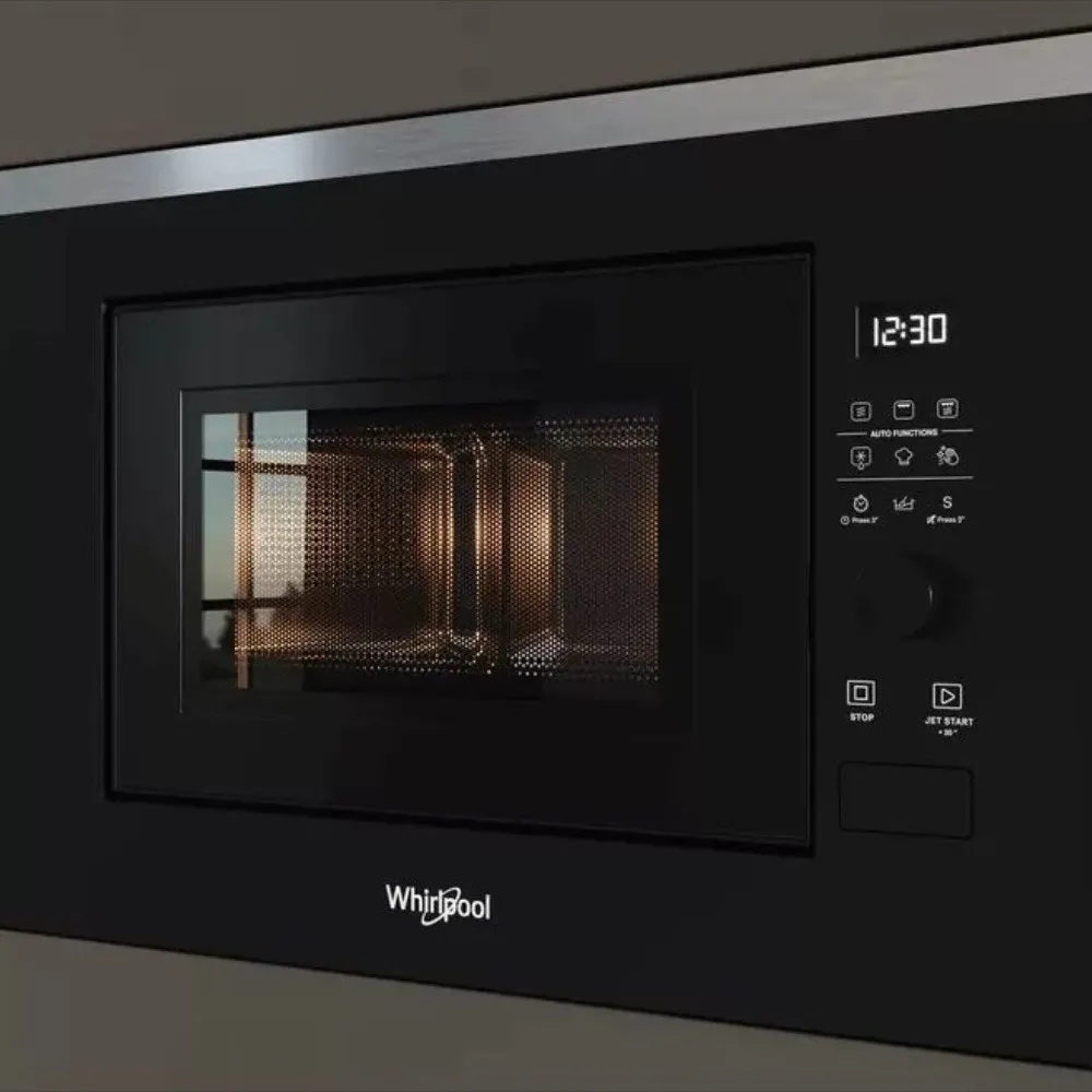 Мікрохвильова піч вбудована Whirlpool WMF200G (Black)