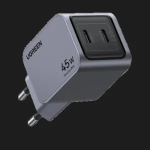 Блок питания UGREEN X707 USB-C+USB-C 45W PD GaN Tech Charger (Space Gray) в Луцке