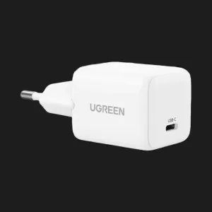 Блок питания UGREEN X513 USB-C 30W QC4.0 PD3.0 GaN Fast Charger (White) в Луцке