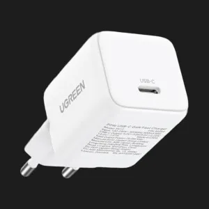 Блок питания UGREEN X513 USB-C 30W QC4.0 PD3.0 GaN Fast Charger (White) в Луцке