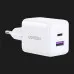 Блок питания UGREEN X514 USB-C+USB 20W GaN Fast Charger (White)